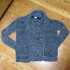Garage Knitted Grey/Navy Cardigan